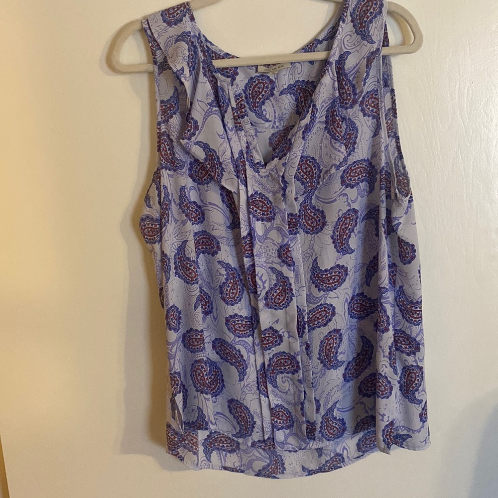 Ruffle detail blouse